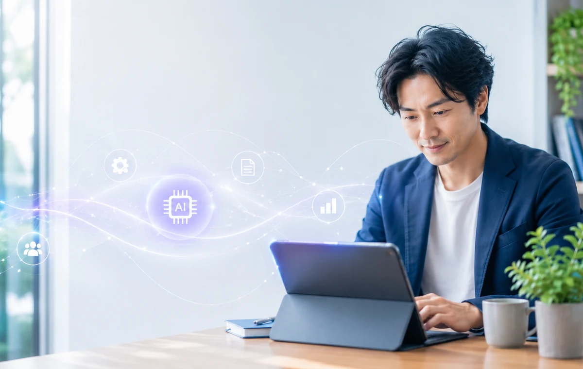AIを活用した業務改善のイメージ